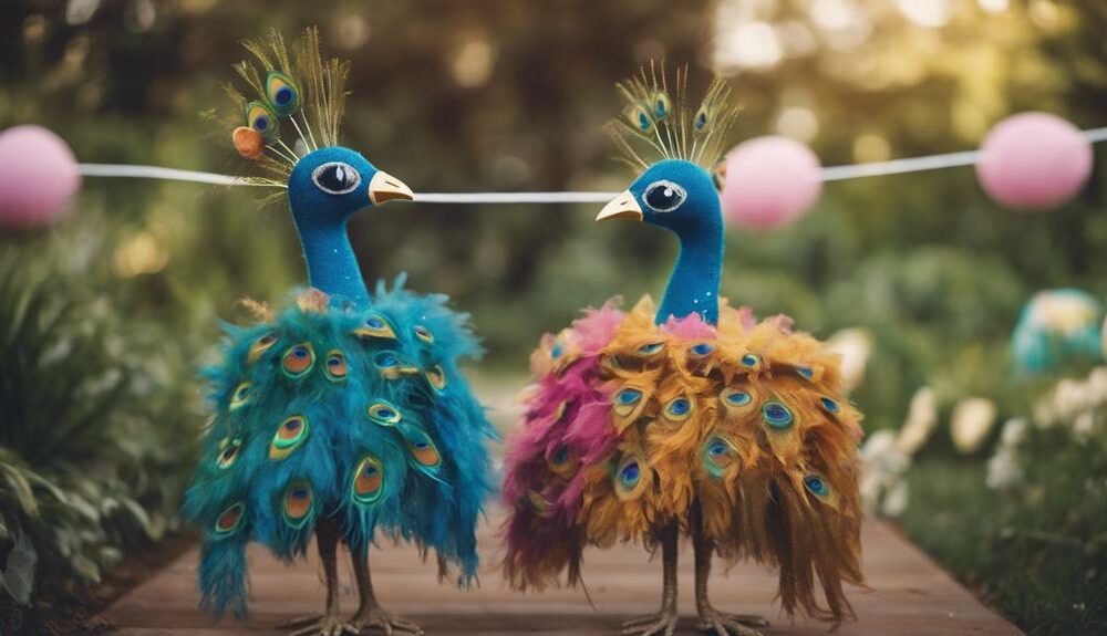 adorable baby peacock costumes