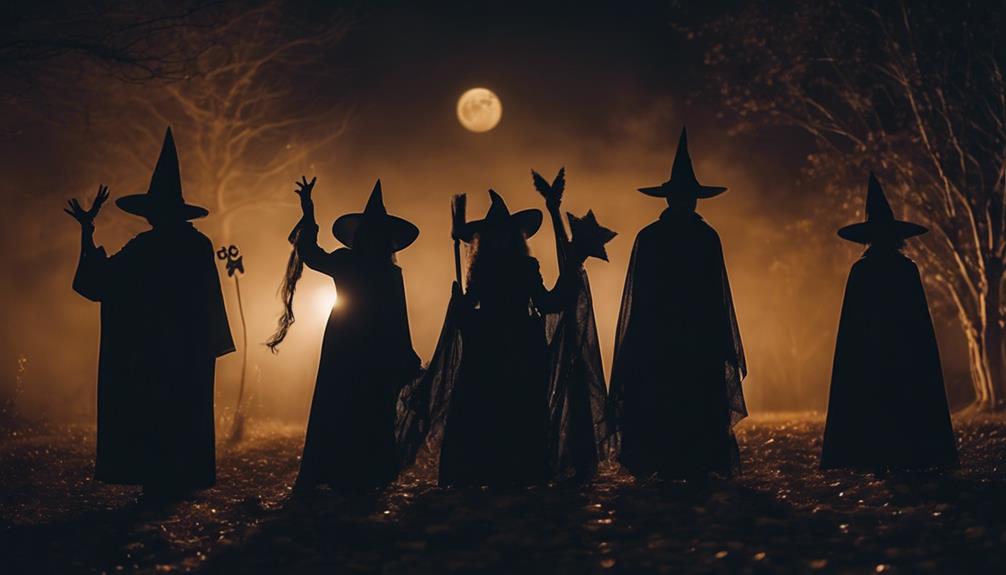 black halloween costumes mystery
