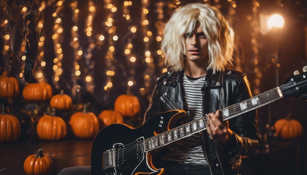 blonde musician dress up ideas