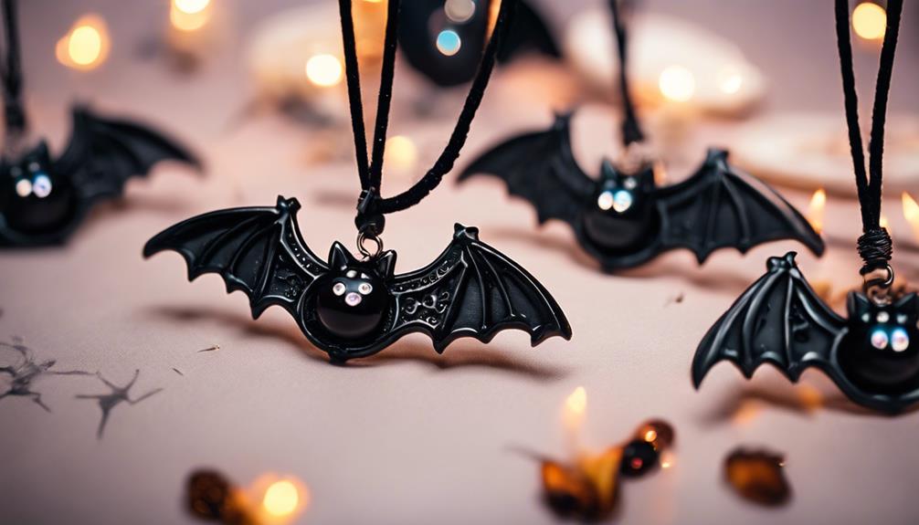 captivating bat themed jewelry collection