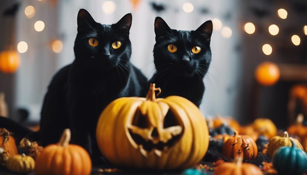 cats and halloween festivities