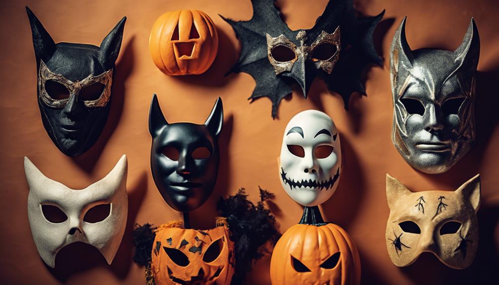 choosing a halloween mask