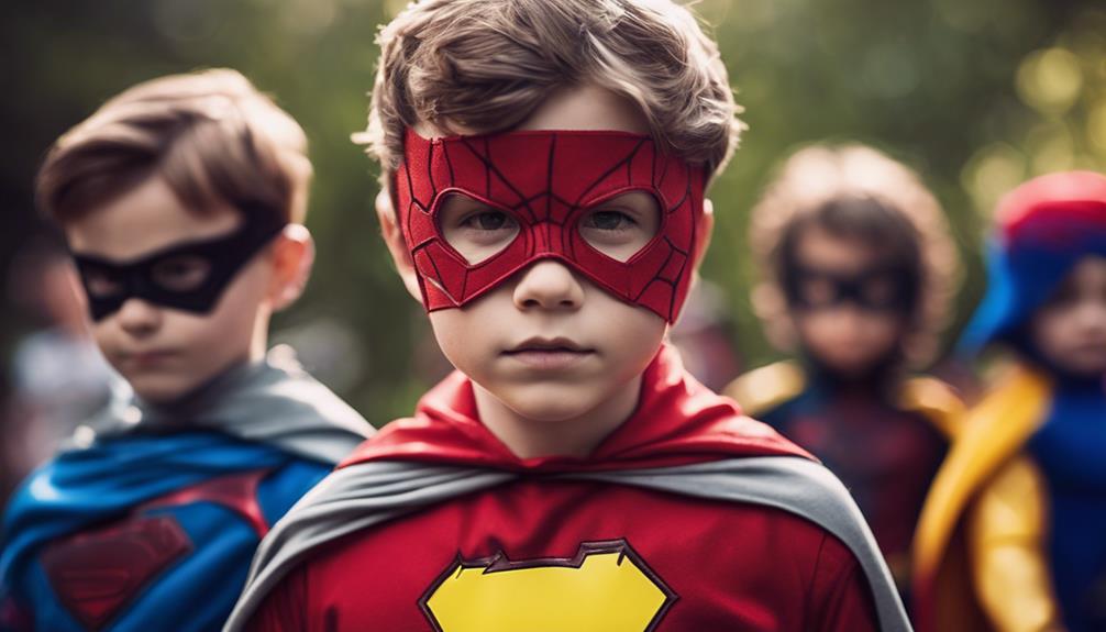 choosing superhero costumes for boys