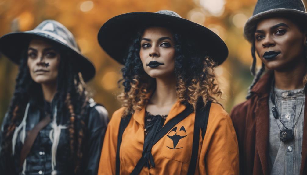 costume choices reflect diversity