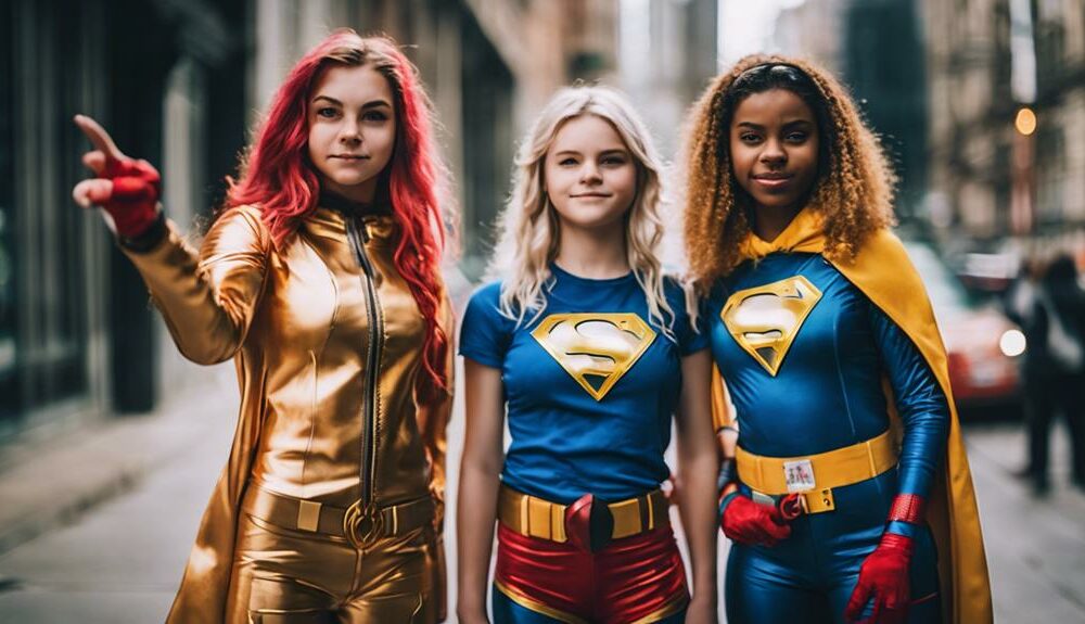 empowering superhero costumes for teens