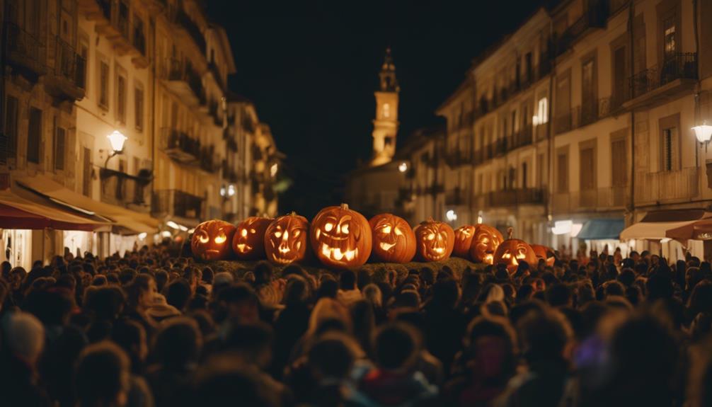 galician halloween with pumpkins
