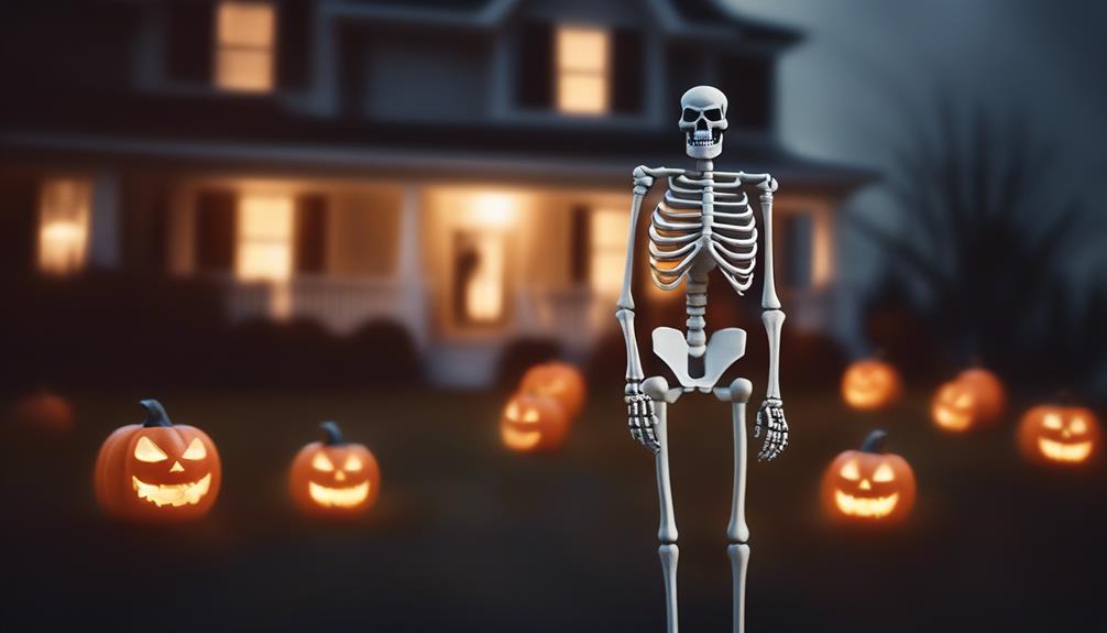 giant skeleton halloween decorations