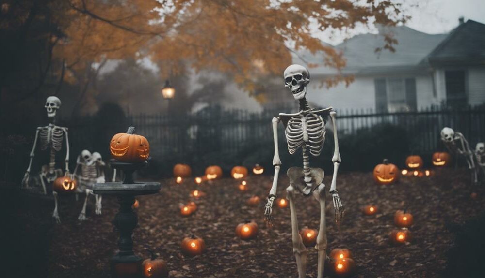 giant skeleton halloween decorations