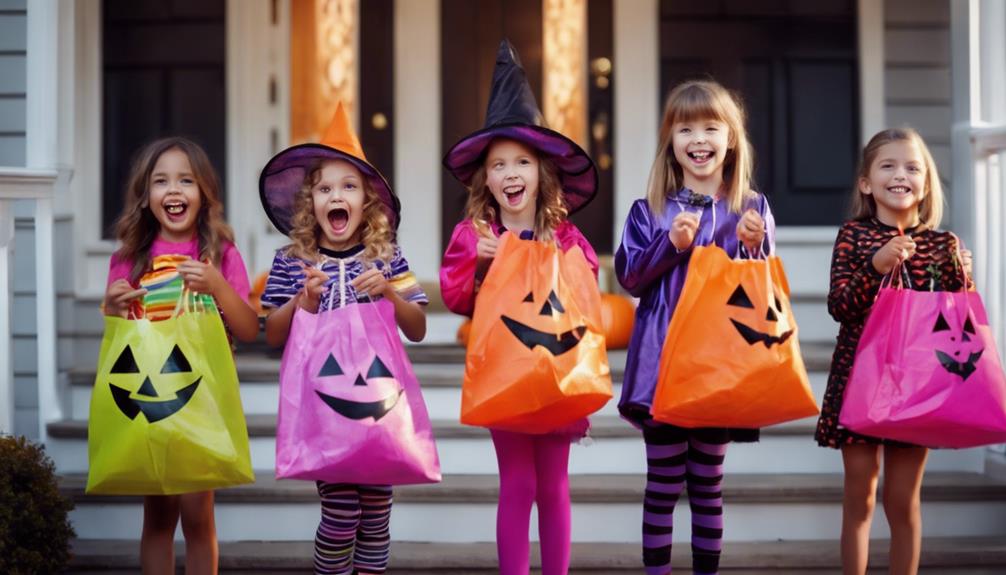 halloween candy and costumes