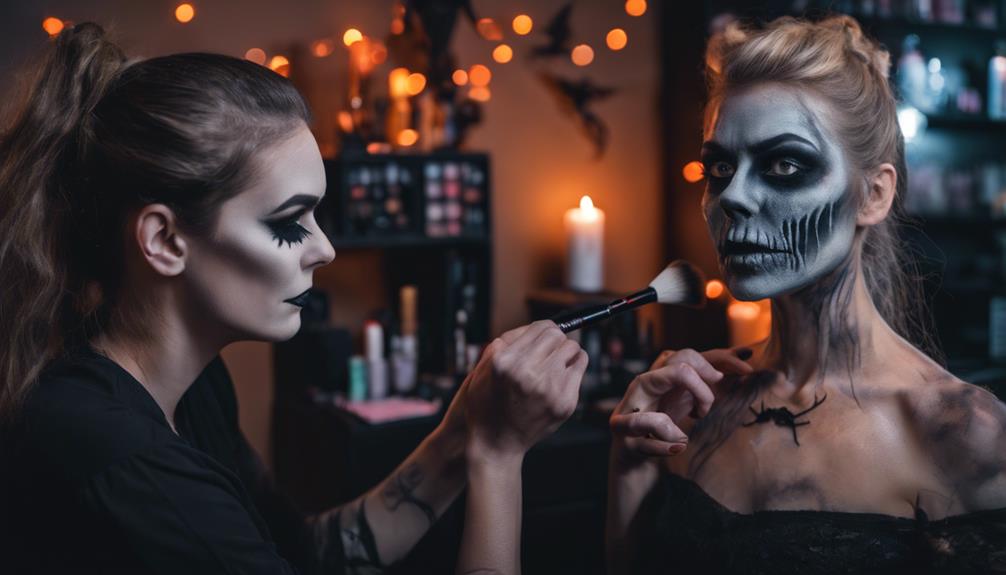 halloween makeup services available