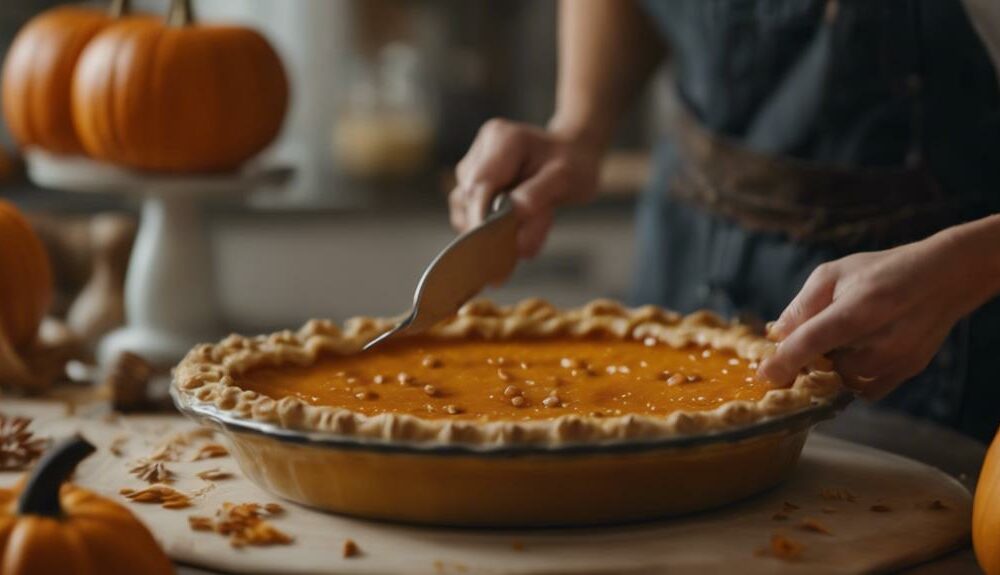 halloween pumpkins turned pie