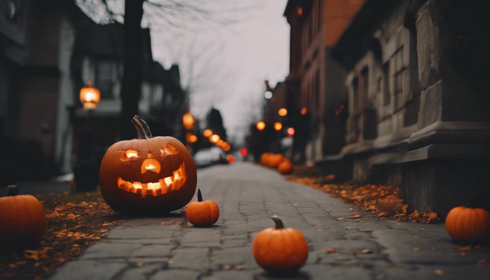 halloween themed pumpkin decorations