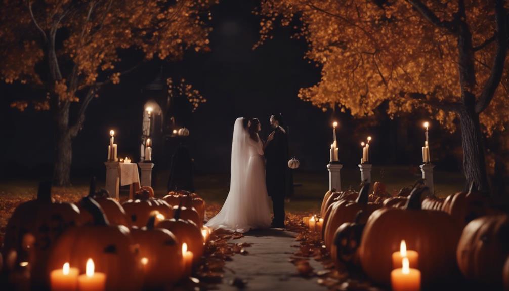 halloween wedding on october