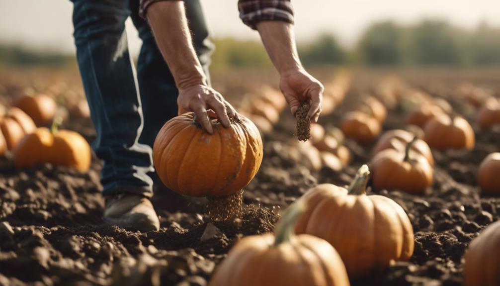 harvesting abundant pumpkins safely