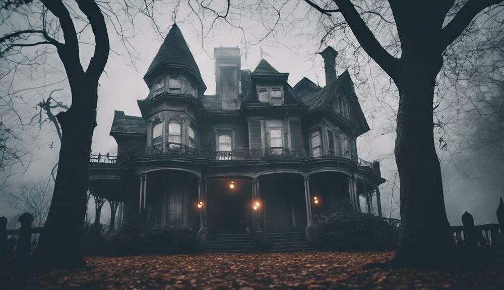 haunted mansions and forests