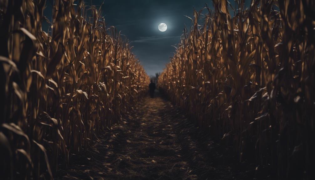 navigating spooky cornfields