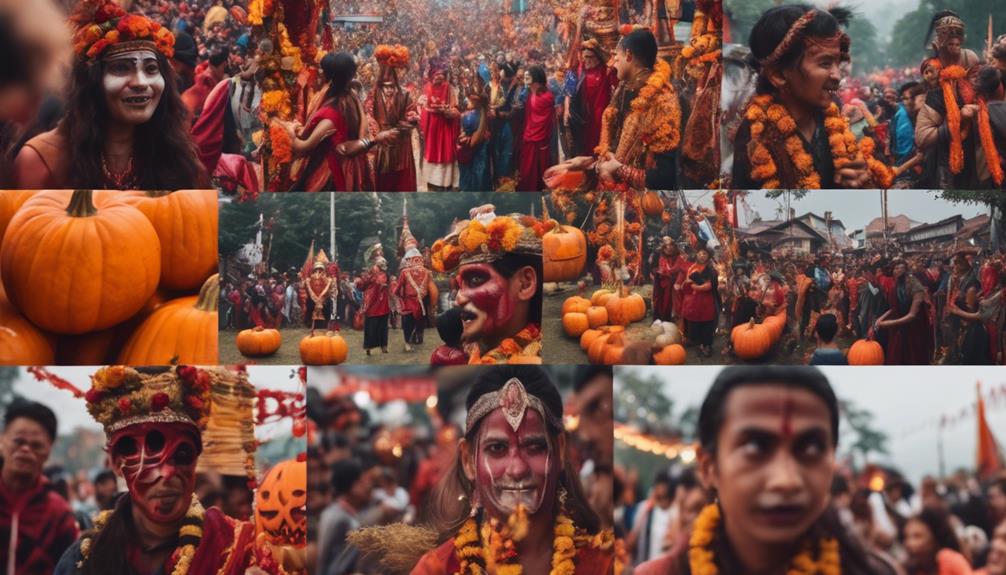 nepalese festivals vs halloween