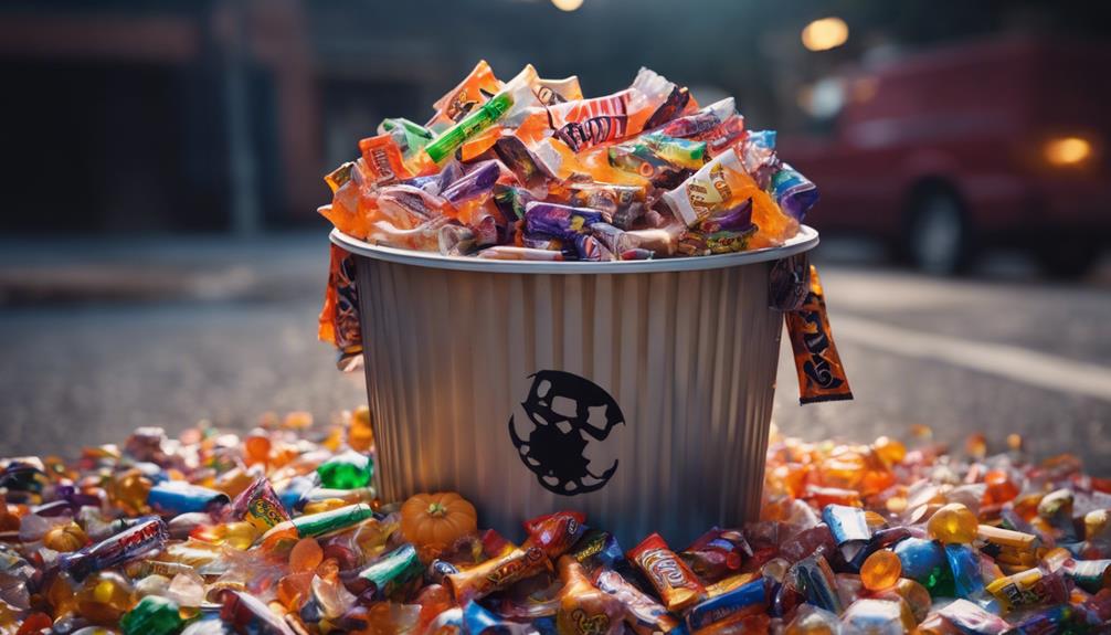 properly disposing expired candy