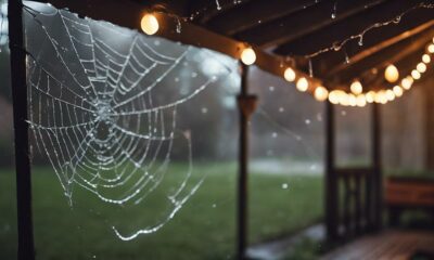 protecting halloween spider webs