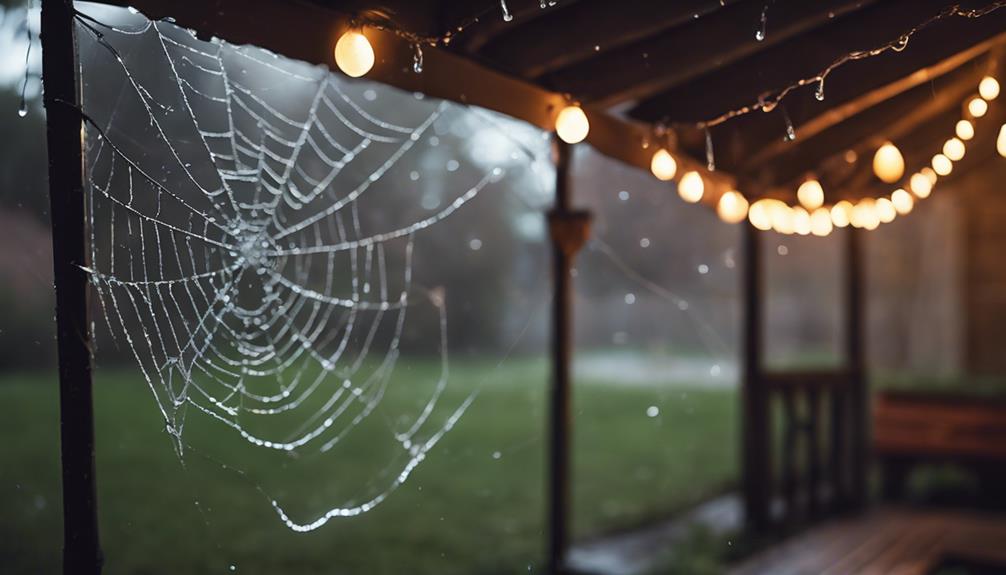 protecting halloween spider webs