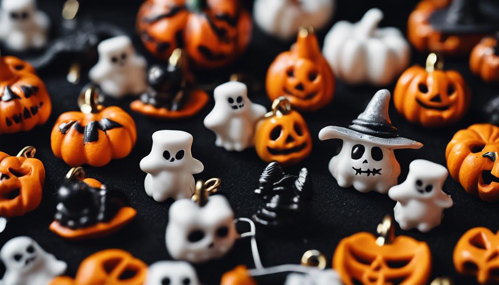 pumpkin themed halloween jewelry pieces