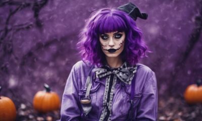 purple hair halloween costume