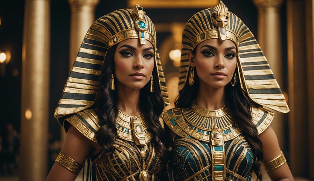 regal egyptian goddess costumes