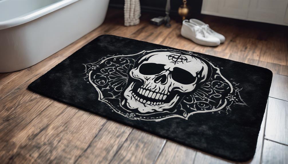 spooky bathroom rug collection