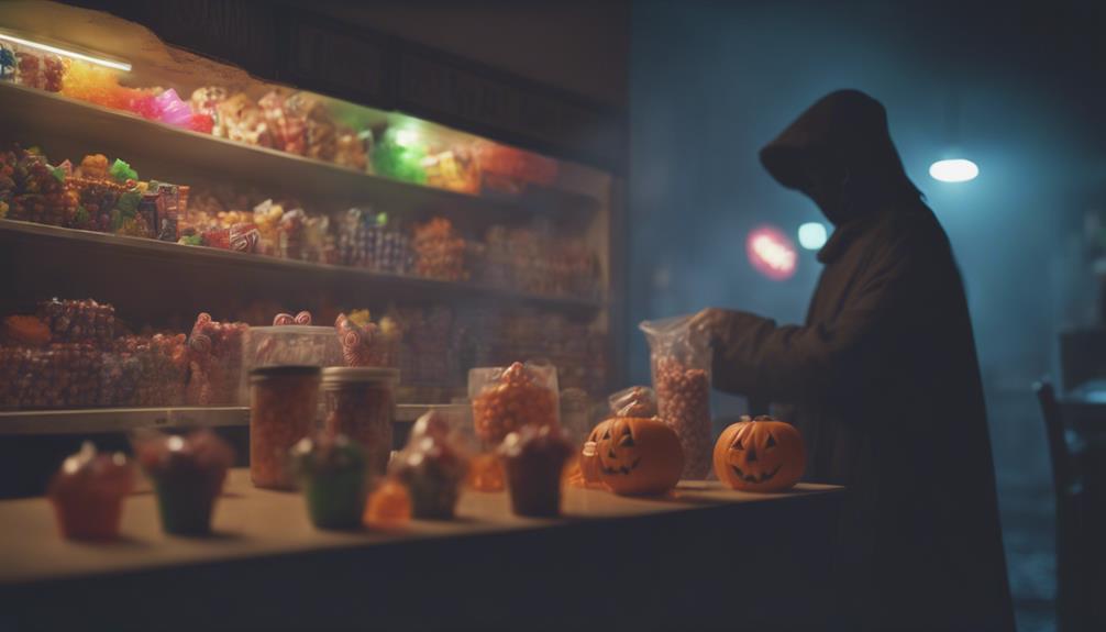 spooky halloween candy treats