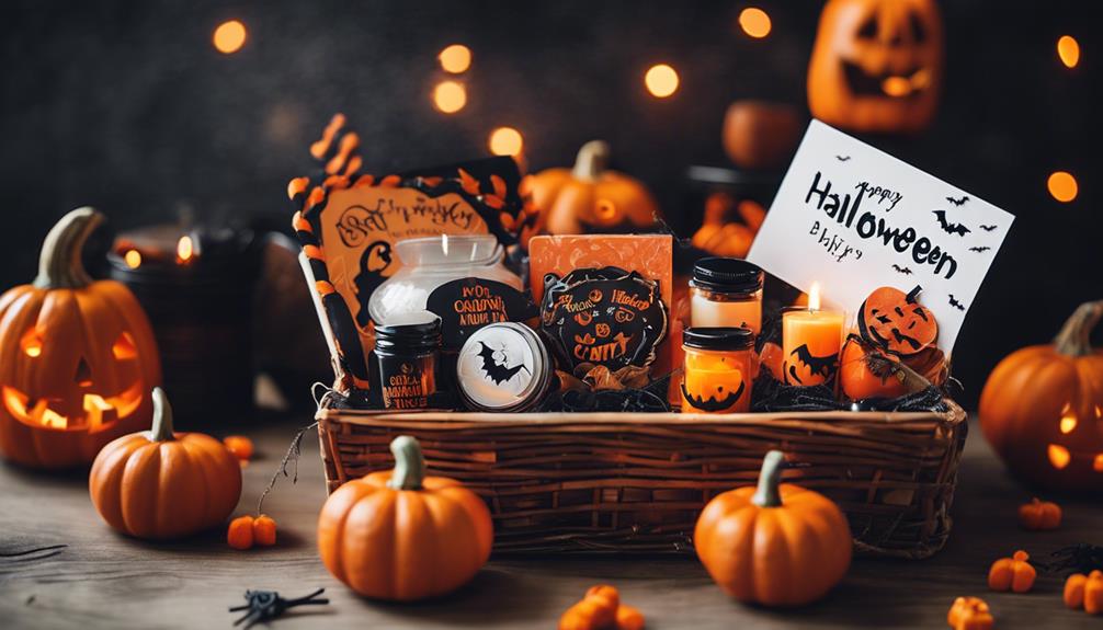 spooky homemade gift baskets