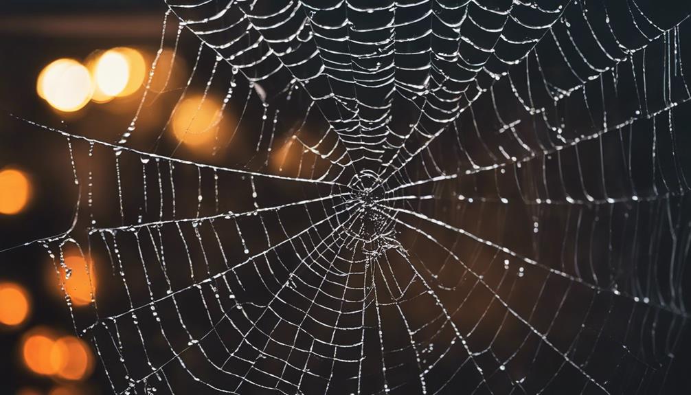 spooky spider web upkeep