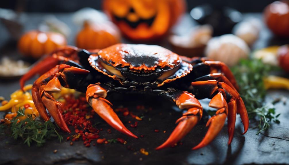 taste of halloween crabs