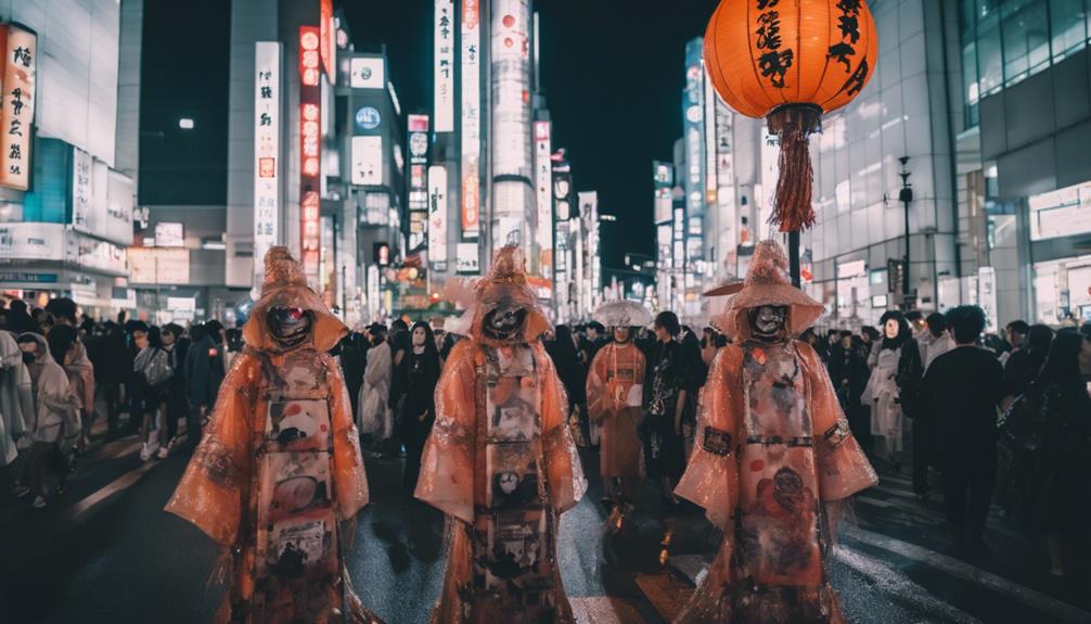 vibrant shibuya halloween celebration