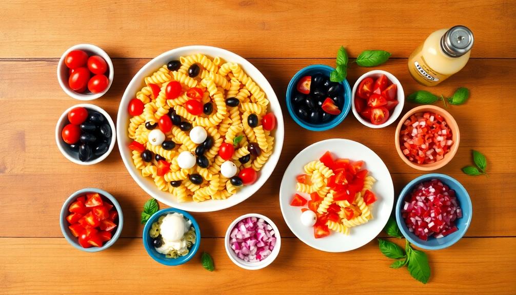 Eyeball Pasta Salad 4 cooking instructions and ingredients