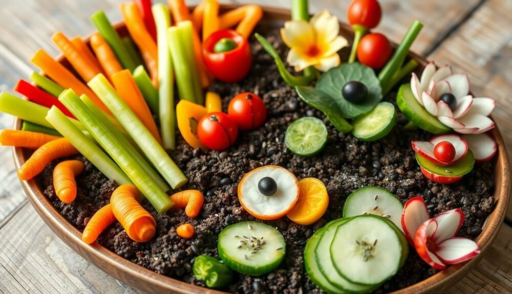 creepy insect snack platter