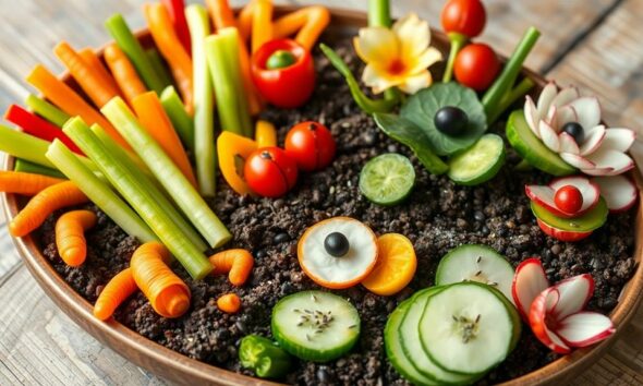 creepy insect snack platter