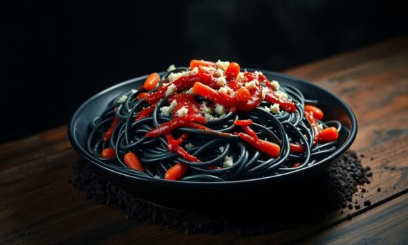 creepy spaghetti worms delight