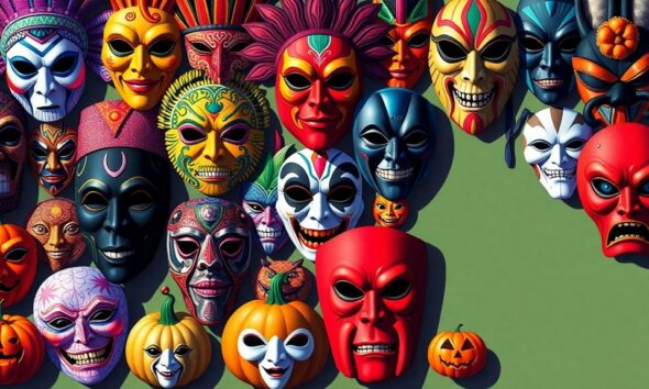 cultural masks influence halloween