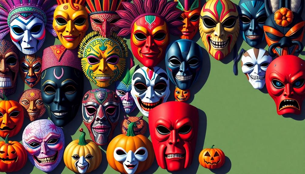 cultural masks influence halloween