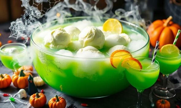 enchanting halloween punch recipe