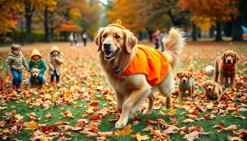 fall activities with pets