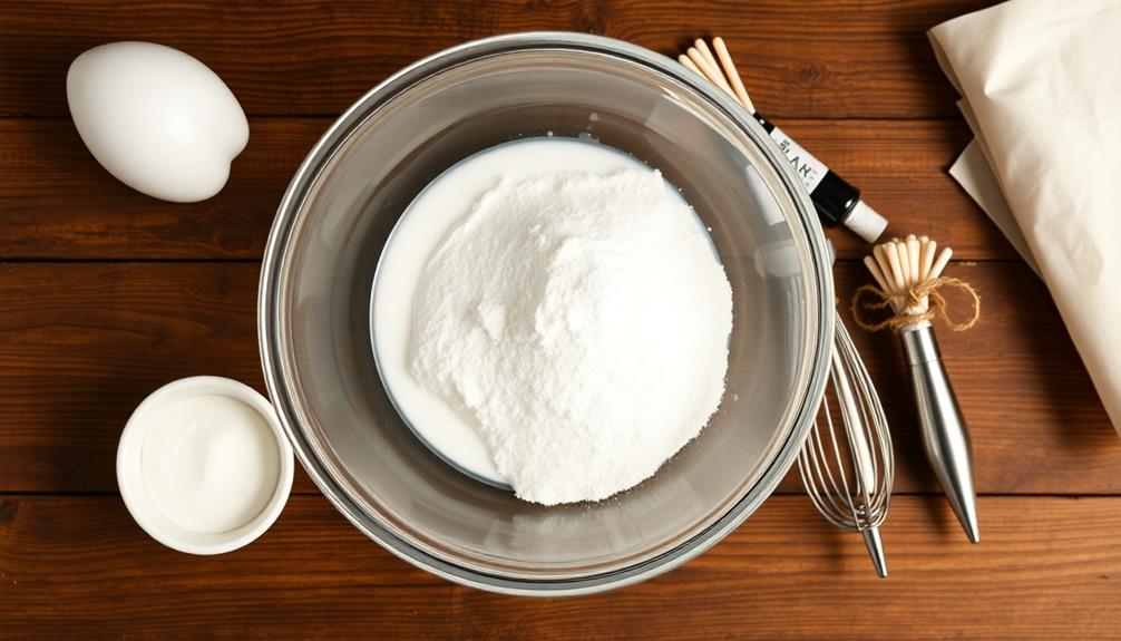 foamy egg whites preparation