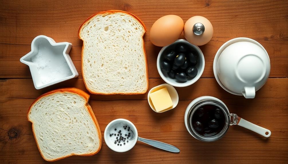 ghost shaped bread slices