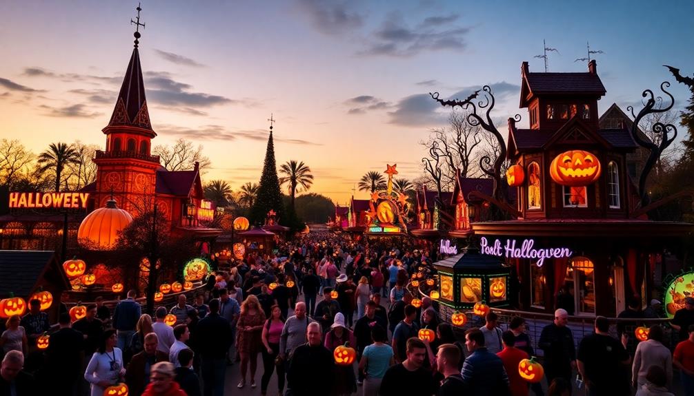 halloween boosts parks revenue