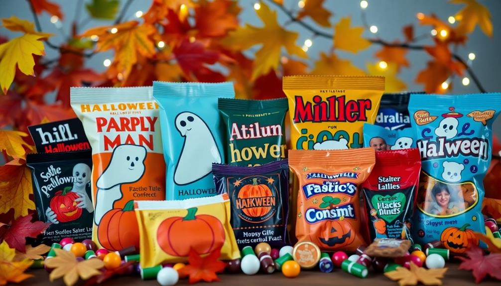 nostalgic halloween candy packaging