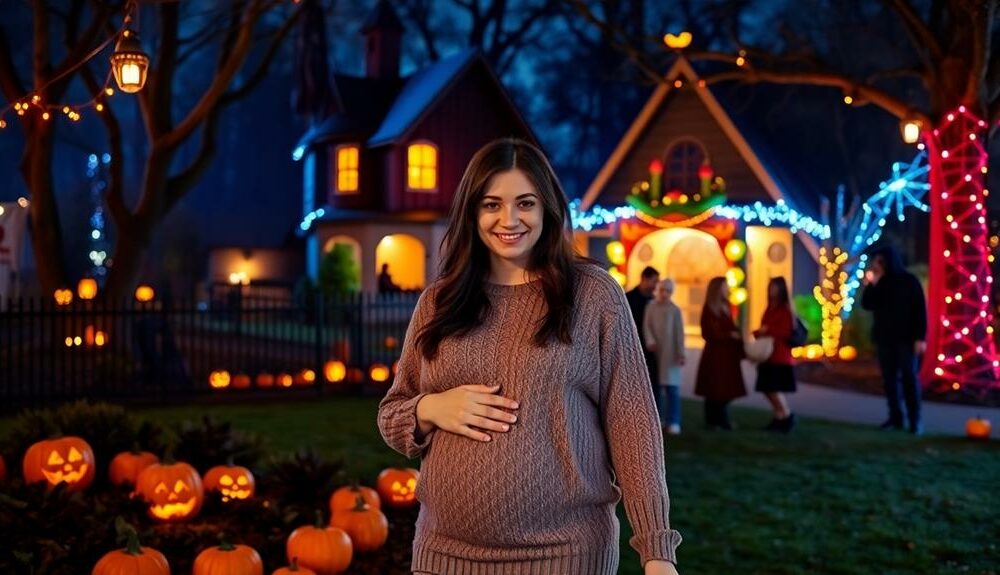 pregnant attendance at halloween horror