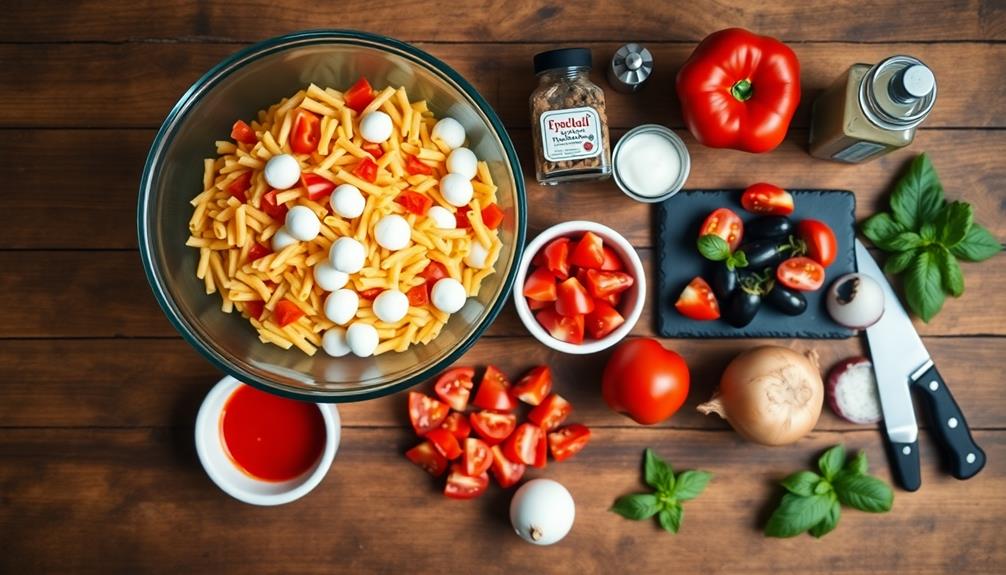 Eyeball Pasta Salad 9 rinse pasta under cold