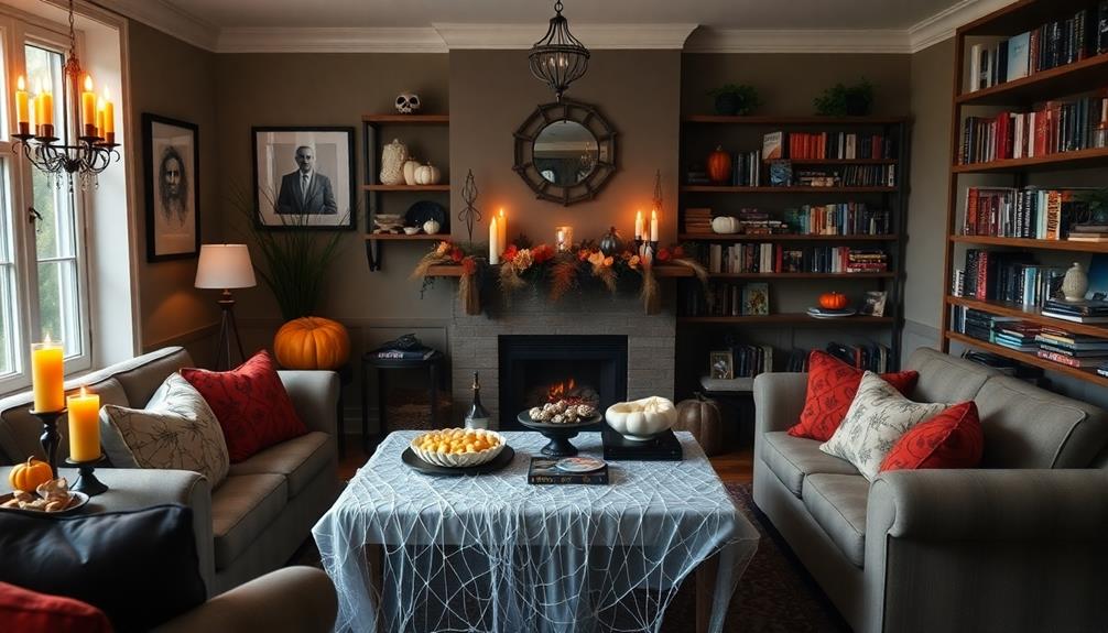 spooky book club gathering