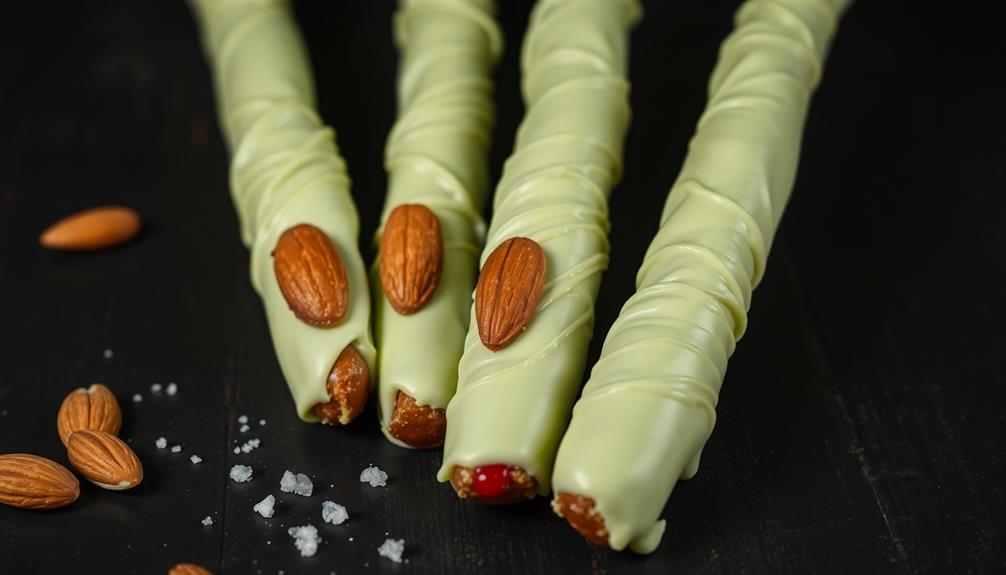 spooky pretzel snack treats