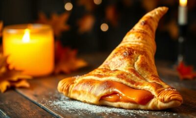 spooky shaped savory pastries